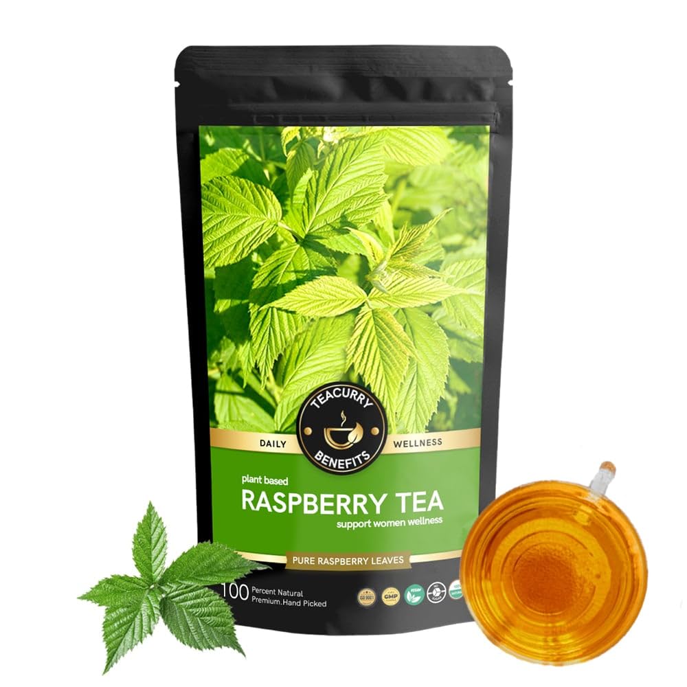 Raspberry Tea from Himalayas - 100 Grams Loose / 50 Cups | Helps With Women and Period Health | Raspberry Leaf Tea