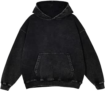 Acid Wash Hoodie Washed Hoodie Women Men Heavyweight Hoodies Unisex