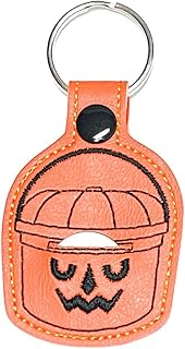 Aldi Keychain, Aldi Quarter Holder, Halloween Pumpkin Pail Bucket Shaped, Orange