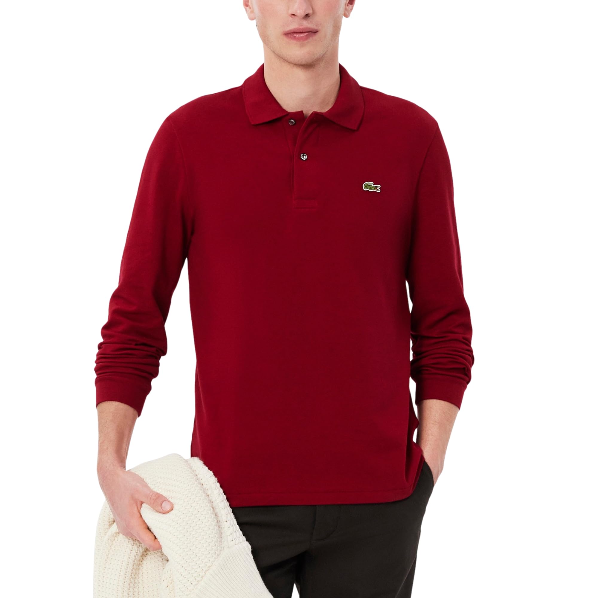 Lacoste Men's Classic Long Sleeve Pique Polo Shirt