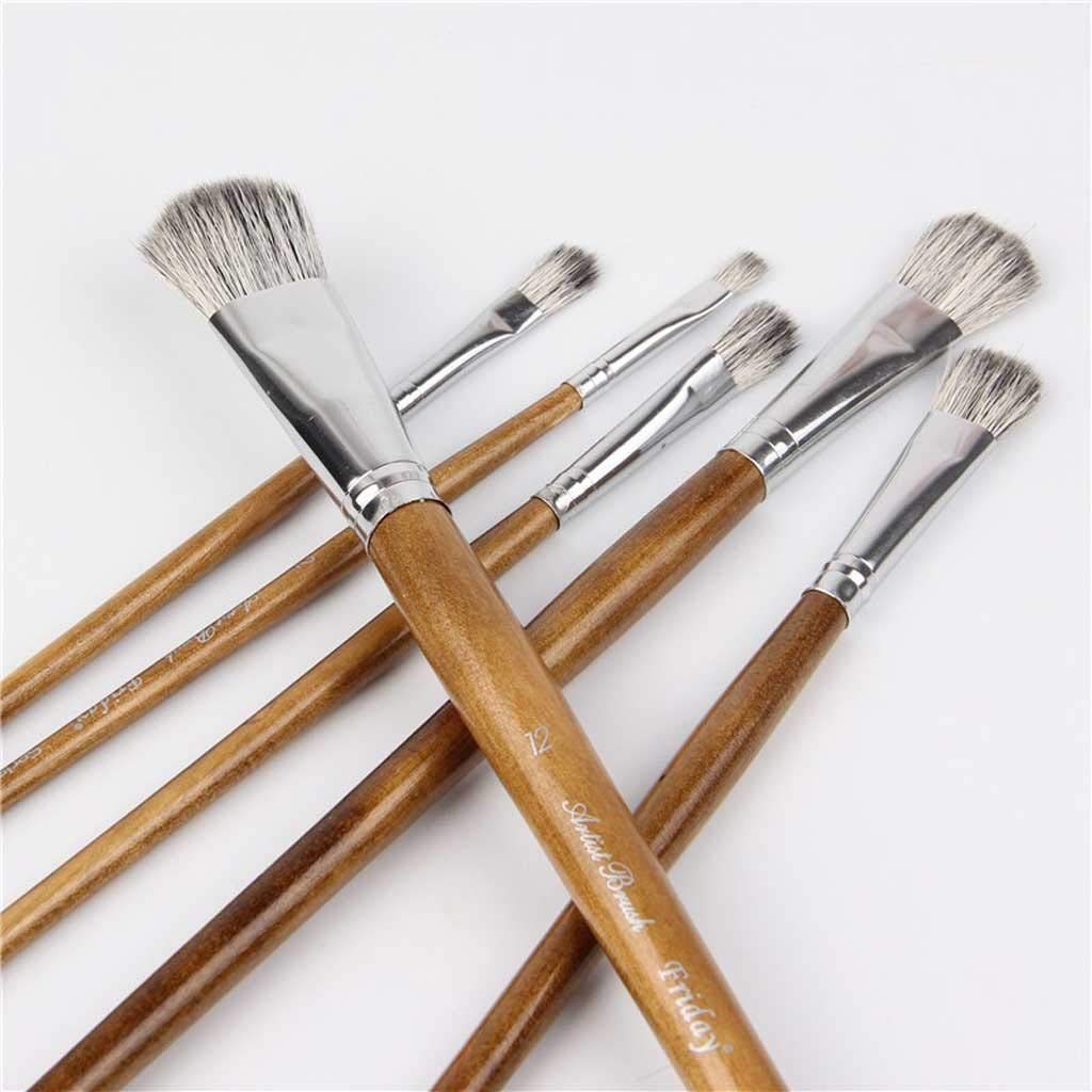 Pennello Acquerello Acrilico Pennello Set di Forniture Artistiche per Disegno Pennello per Pittura Penna Pennello per Artista Pennelli per Pittura a Olio
