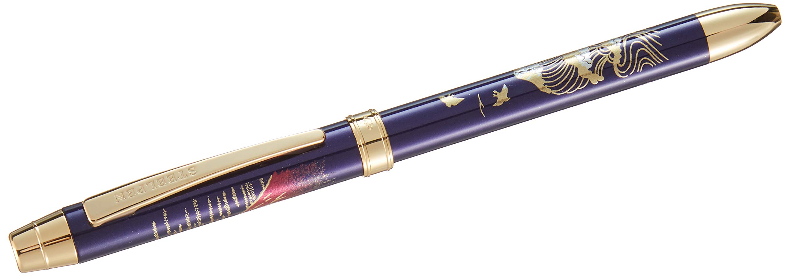 Steelpen 430-9 3 Fonksiyonlu Tükenmez Kalem MAVİ Gold Makie Sanatı