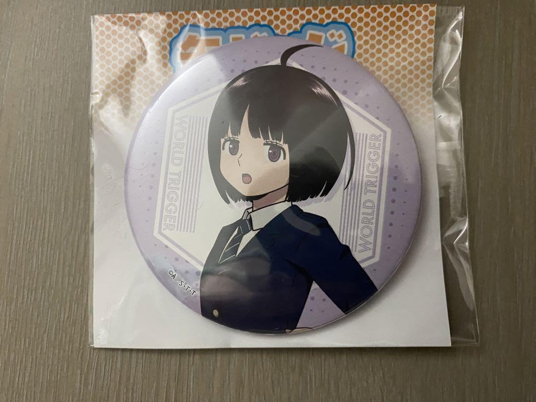 ワールドトリガー ワートリ　雨取千佳　缶バッジ　キーホルダー　まとめ ワールドトリガー_65mm_描き下ろし 雨取千佳 缶バッジ トリガー起動