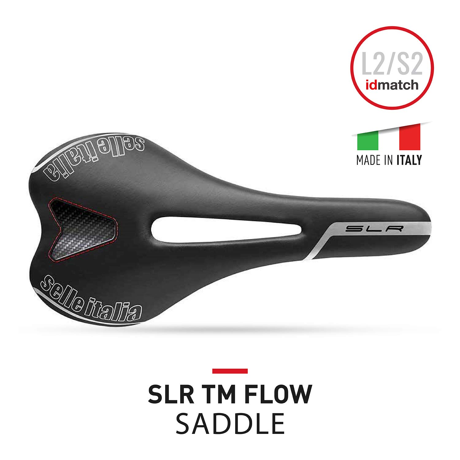 Selle Italia セライタリア SLR FLOW サドル ブラック セラ イタリア セライタリア(Selle Italia) SPORT Gel FLOW FeC