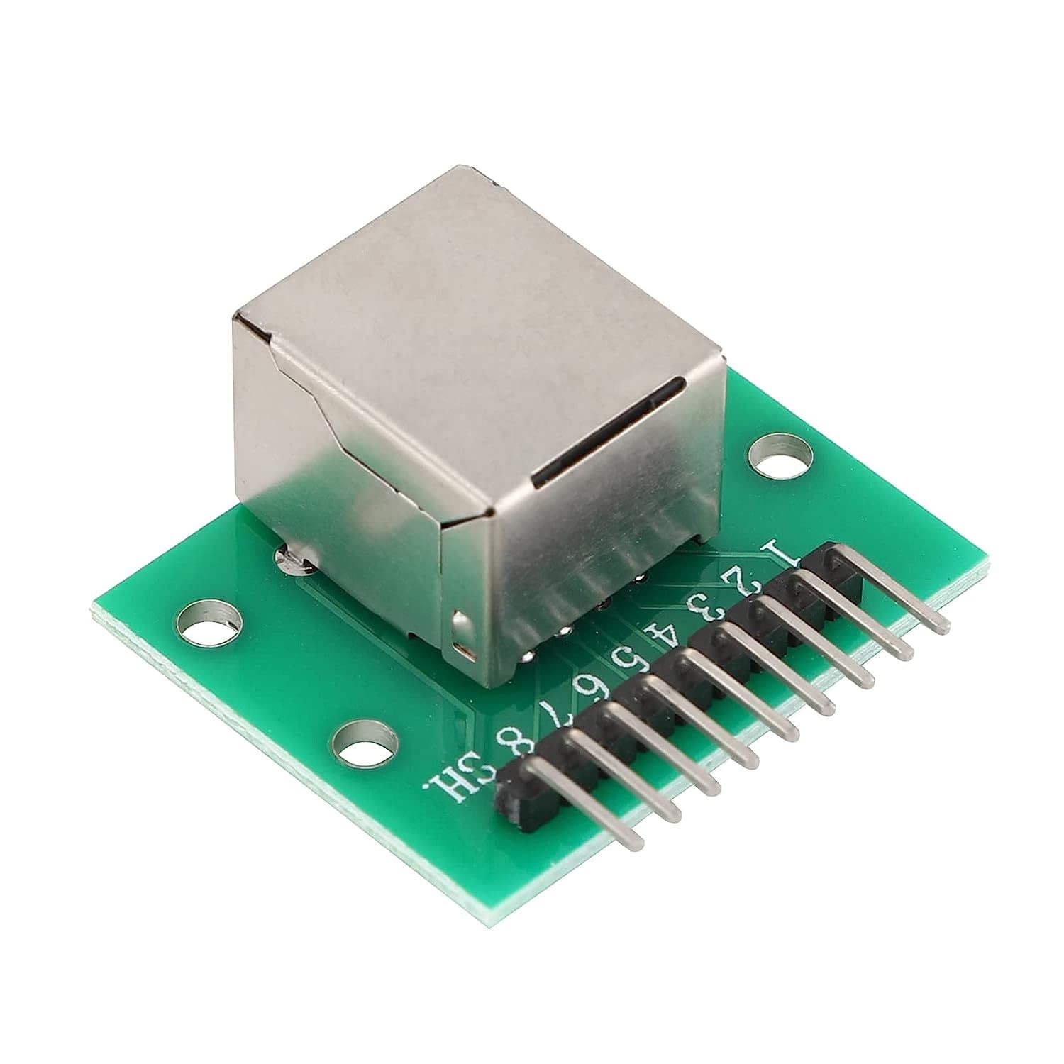 7 PCS Fiches RJ45 8 Broches Adaptateur Réseau Horizontal