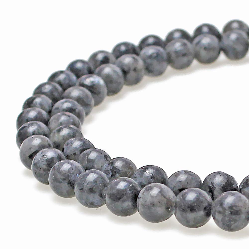 Mjdcb Natural Quality Black Spectrolite Stone Beads Diy Spacer