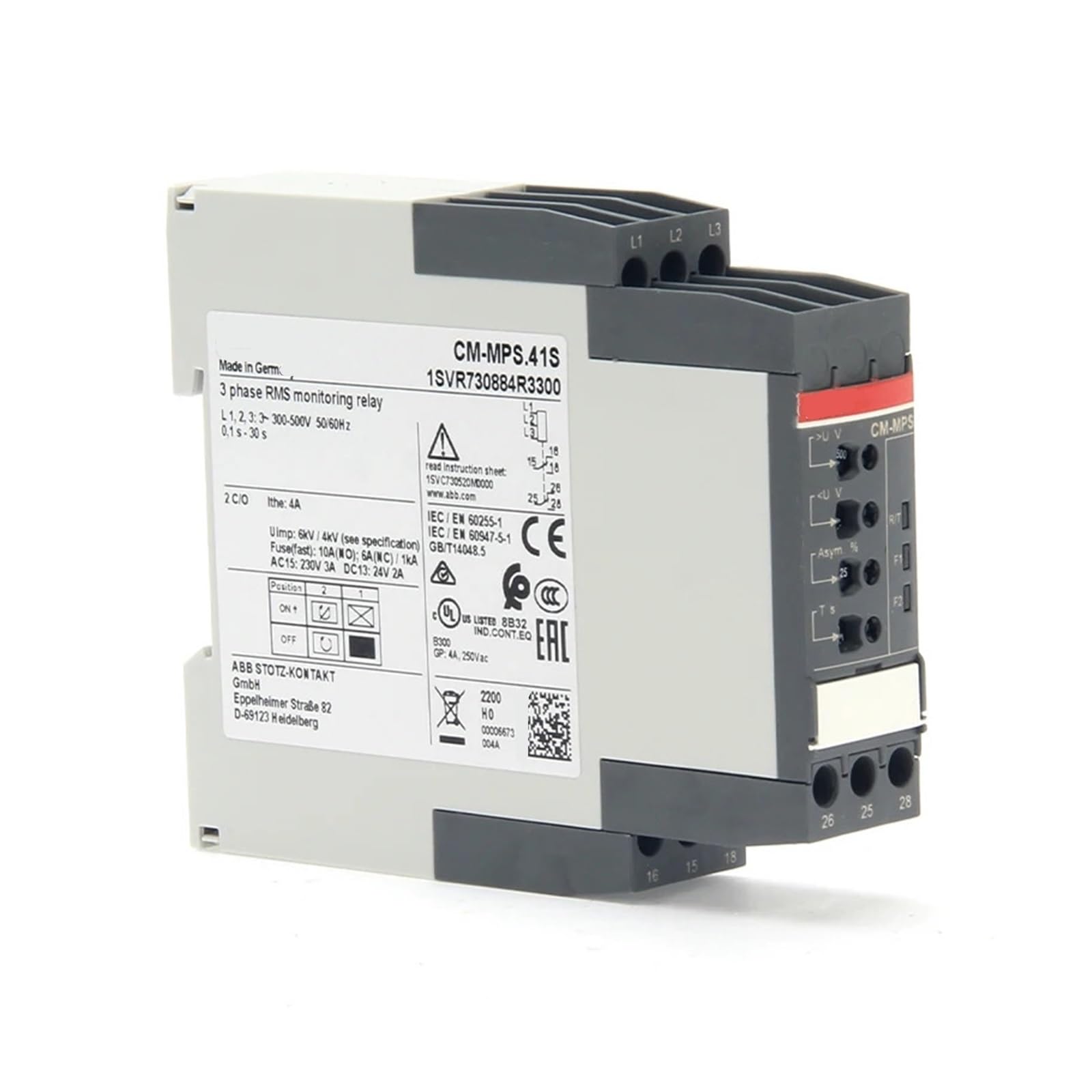PIHWGUVD Relay CT-SDS.22S 2n/o 24-48VDC 24-240VAC Product ID: 1SVR730210R3300