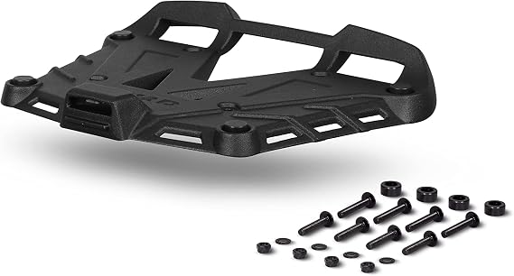 SHAD Black Aluminium Plate + Screws
