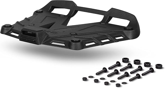 SHAD Black Aluminium Plate + Screws