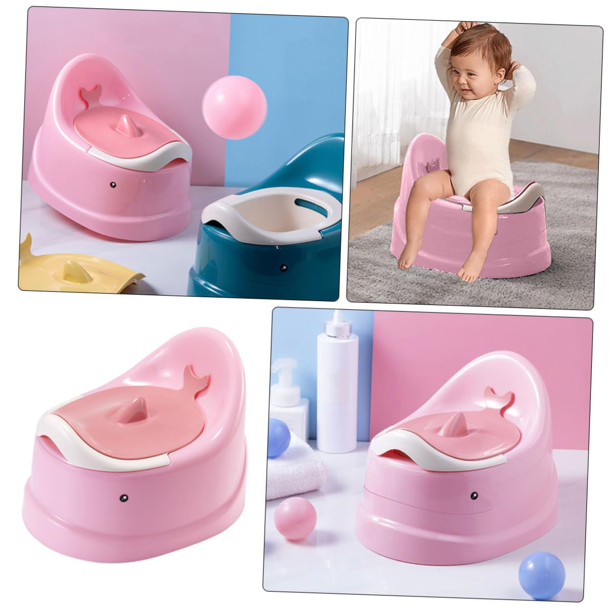 Toddmomy Inodoro de Entrenamiento para Asiento de Inodoro Portátil para Viajes Orinal para Bebes de Años para Casa y Hotel Material y Seguro