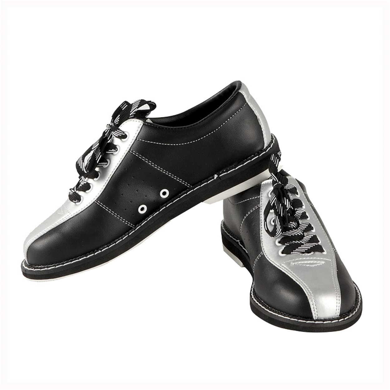 DAMANDO Men's Bowls Shoe, Classic Blowing Athletic Shoes Lightweight Lace Up Blowing Trainers for Men,Gray,13, Grey