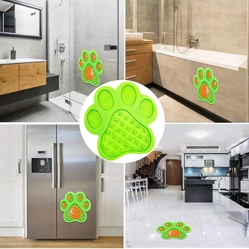 Miniatura 9 de Almohadilla para lamer perros, dispositivo de distracción de lavado de perros, alfombrilla de perro de alimentación lenta con súper succión para