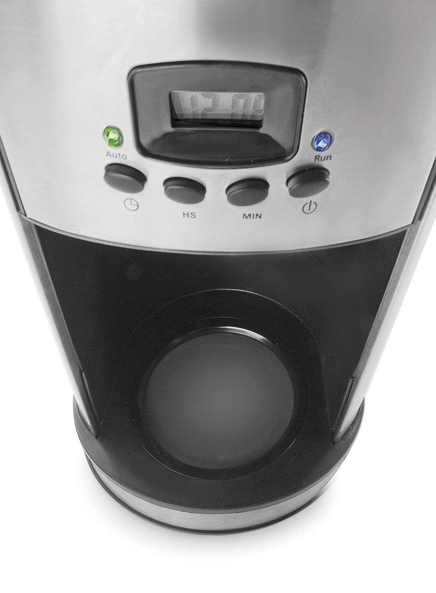 LACOR 69279 - Cafetera de goteo programable para rendimiento doméstico | Para un café intenso en casa; ideal para el uso diario tanto en cocina profesional como en el hogar, con un acabado cuidado