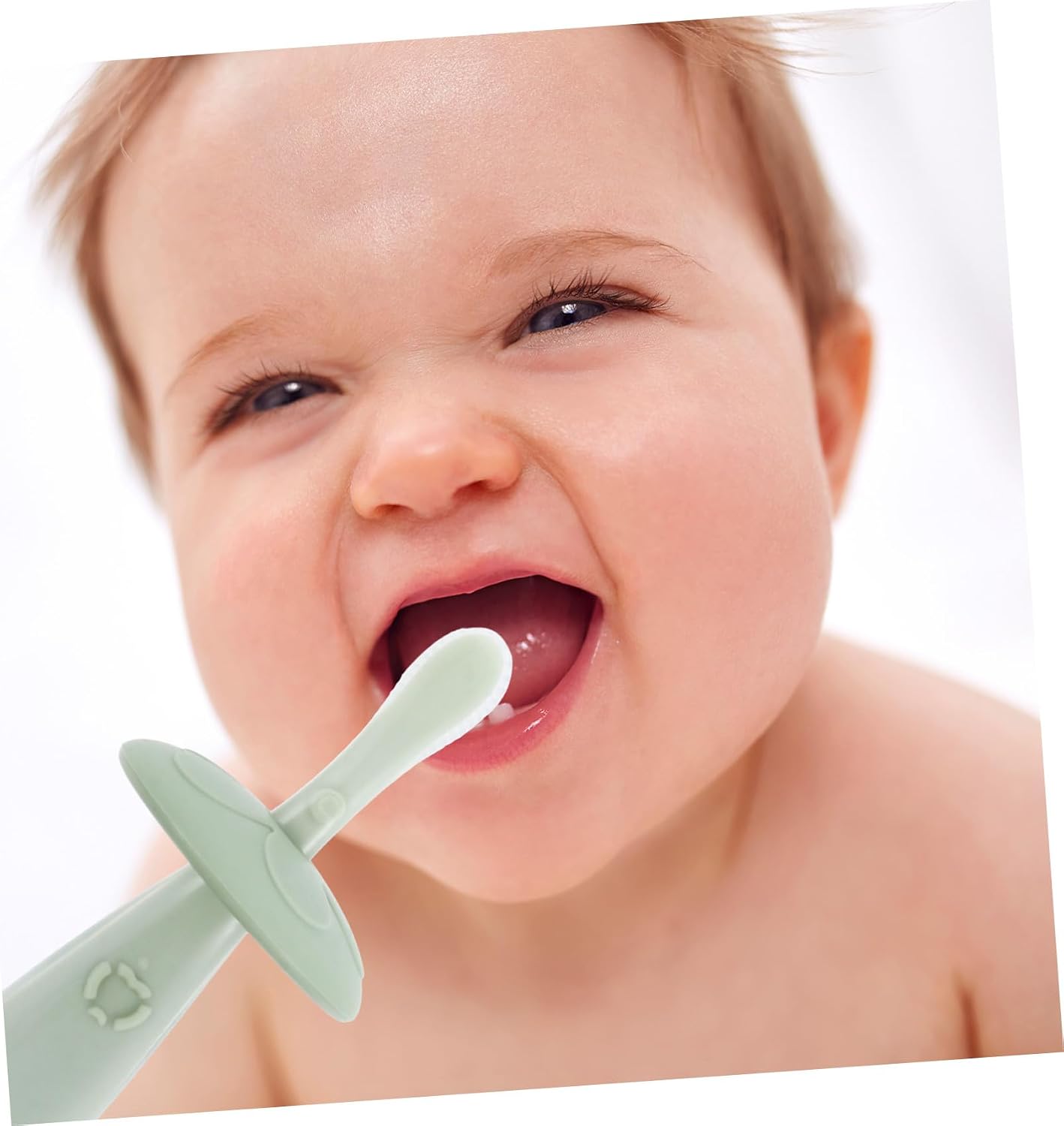 Toothbrush Silicone Soft Bristles Small Head Oral Cleaner for Safe Teething Toothbrush for Boy Girl