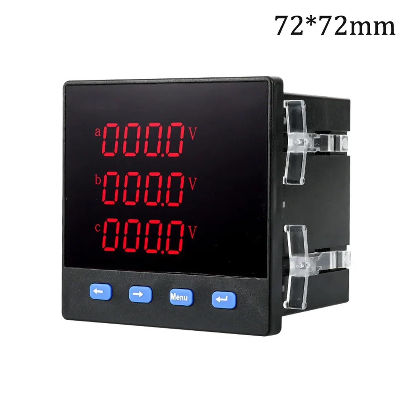 Multimètre numérique AC 220V, affichage LCD, voltmètre triphasé, ampèremètre, compteur de fréquence, Communication RS485, multifonction