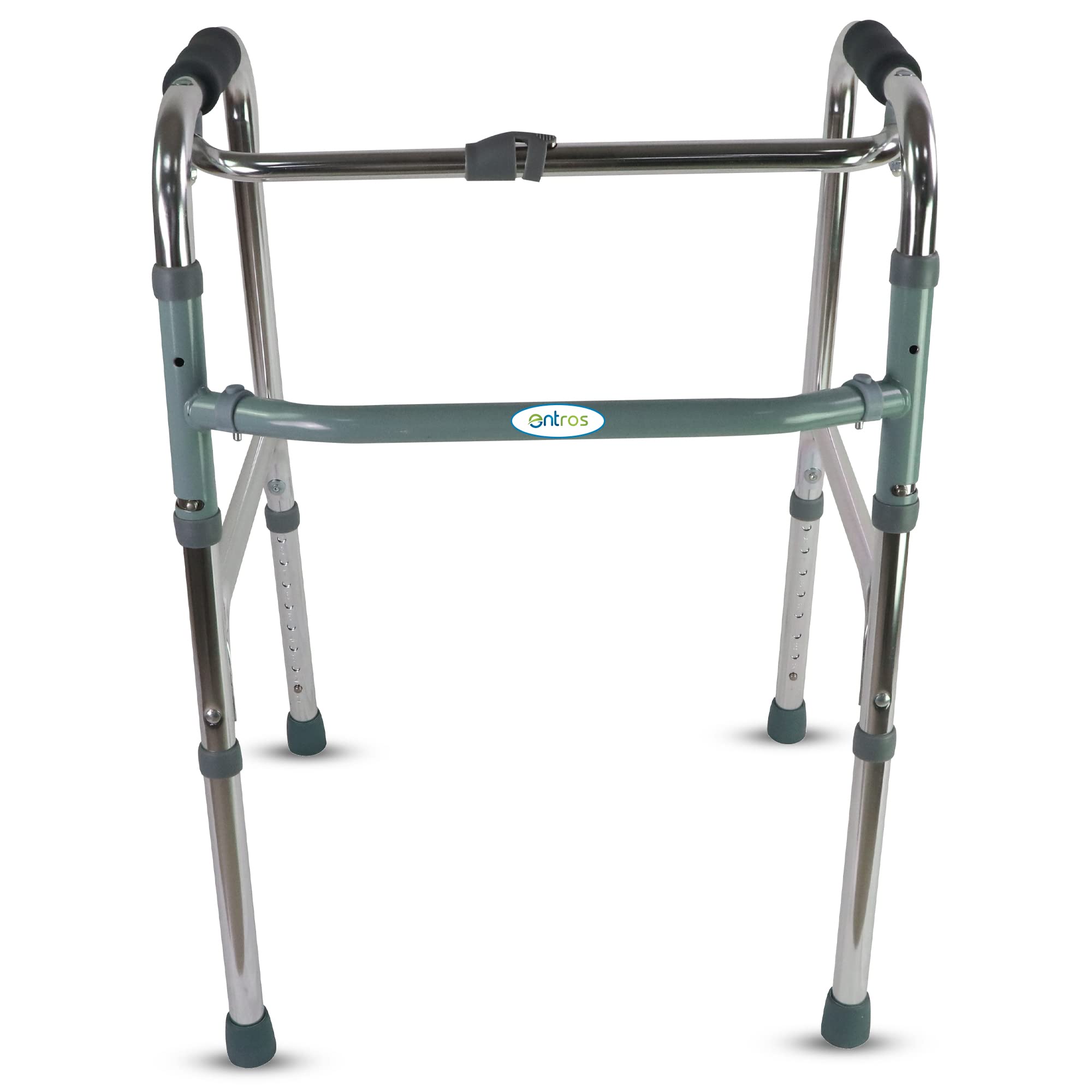 Lightweight Height Adjustable Folding Walker Ideal for Senior Citizen, Old Elder People, Handicap &Patients -SC4005S(Premium Reciprocal Walker)