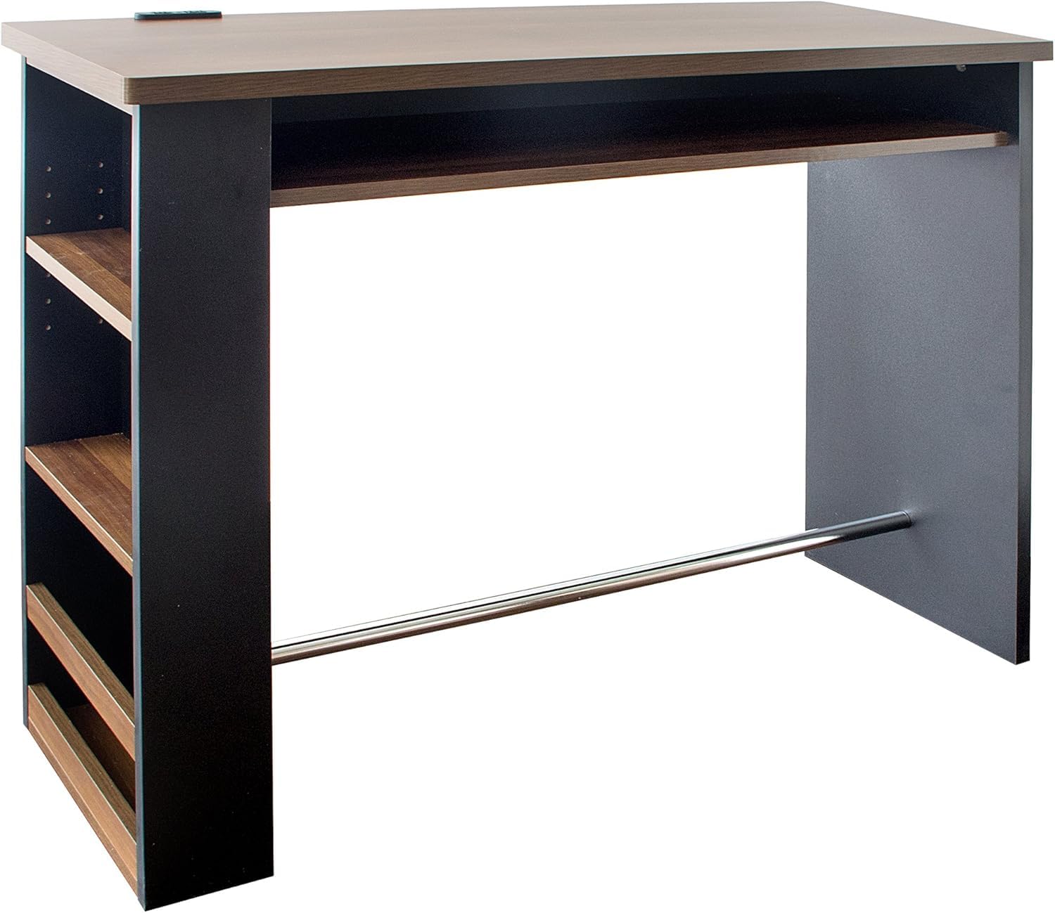 Amazon｜カウンターテーブル 幅 120× 奥行き 39.5× 高さ 85cm ブラック