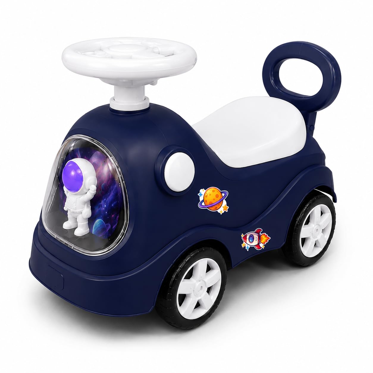Lifelong Astro Swing Car Ride On for Kids| Space Theme | Comfort Backrest | Silky-Smooth Wheels | Kid-Powered Magic Twist Car, Pure Play Experience, 2 to 6 Years Boys & Girls,100 Kg Capacity — Amazon image 13