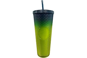 Starbucks 2023 Ombre Green Lemon Yellow Studded Tumbler: The Perfect Venti