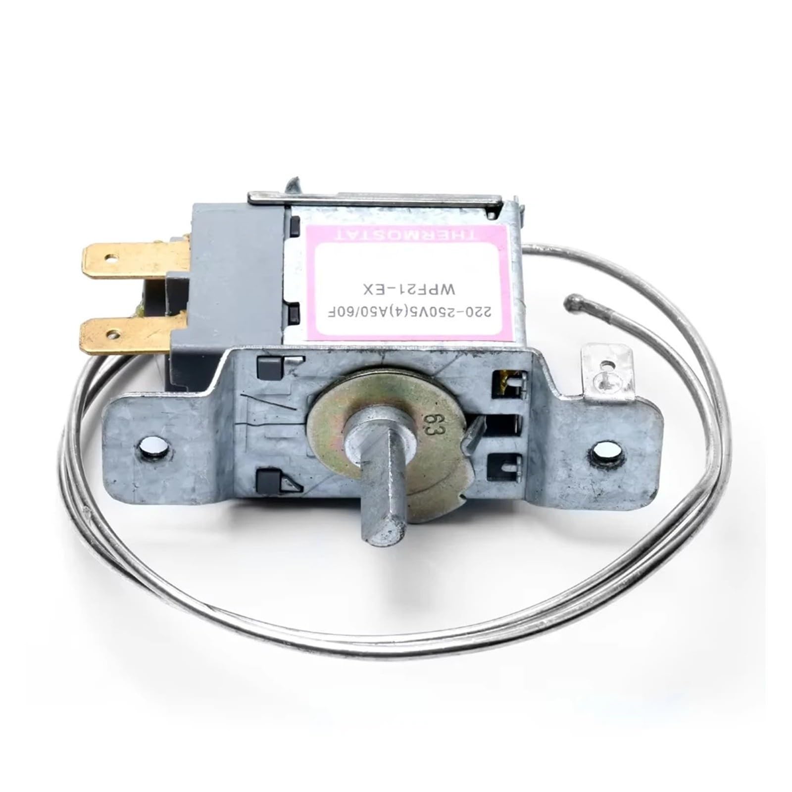 1 PZ WPF21-EX Termostato for Frigorifero A 2 Pin Accessori for Il Controllo Della Temperatura Del Congelatore In Metallo for Uso Domestico