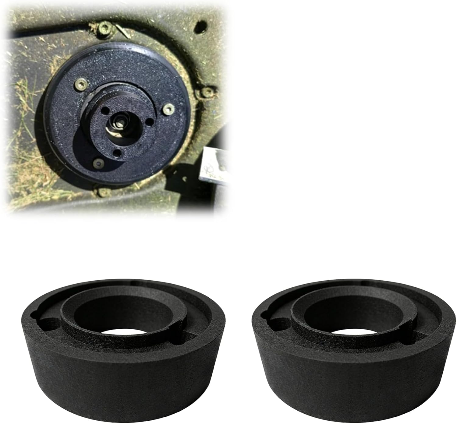 Robotic Lawn Mower Lowering Kit Compatible with Mammotion Luba AWD 5000/3000/1000, Including 5mm 10mm 14mm, Easy Install Lawn Mower Height Adjustment Accessory,2 Pack (14mm)