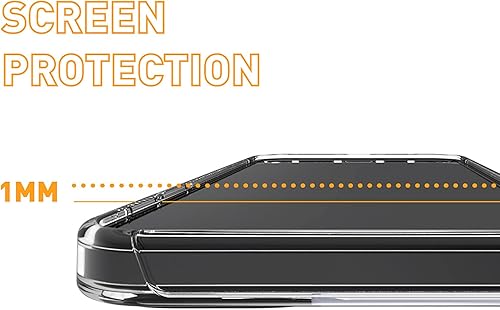 Miniatura 6 de ARMOR Funda Signature para iPhone 12 Pro / 12, transparente con cinta gris