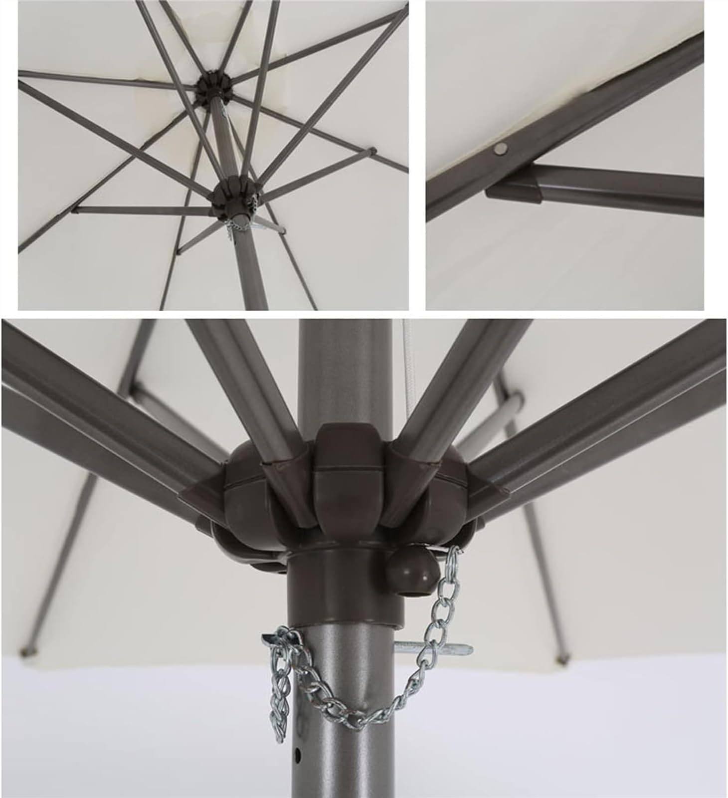 Prosty Parasol, Parasol Plażowy Przenośny Parasol Parasol Z Regulowanym Pochyleniem Parasol Bez Podstawy Ogrodowy Parasol