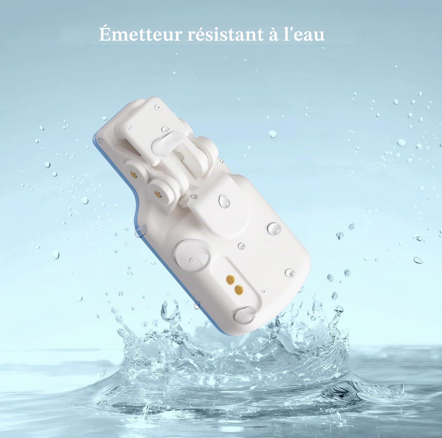 DryEasy Pro Babyphone sans fil avec détecteur amélioré, 6 sons sélectionnables, contrôle du volume, forte vibration et design compact pour surmonter l’énurésie nocturne