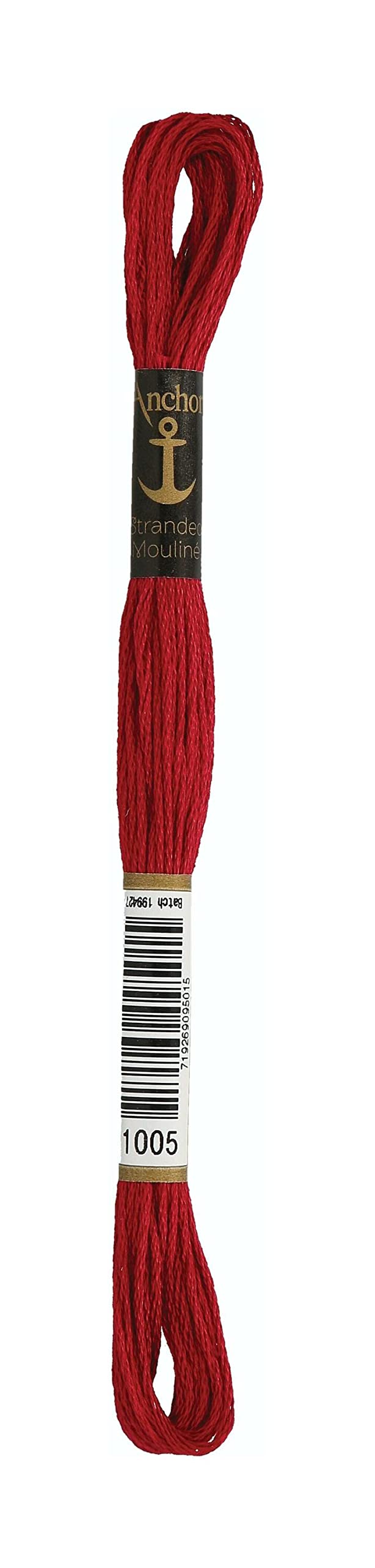 Anchor Maia Six Strand Embroidery Floss 8.75 Yards-Cherry Red Medium 12 per Box — image 1