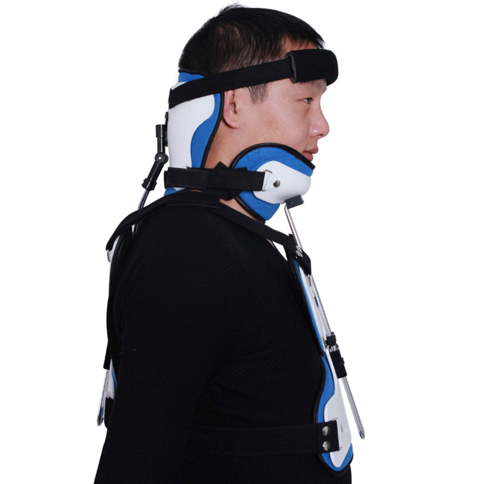qhDmZk-zSh Cervical Thoracic Orthosis,Neck Traction Device, Breathable Neck Brace Cervical Traction,Neck Support,Neck Treatment for Home Use