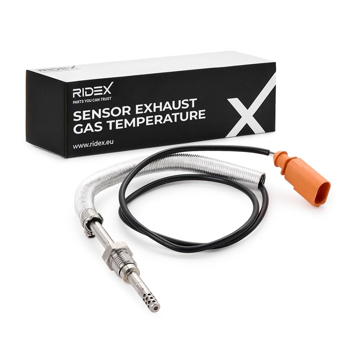 RIDEX 3938E0015 Sensor temp. gas escape Compatible con VW GOLF VI 5K1