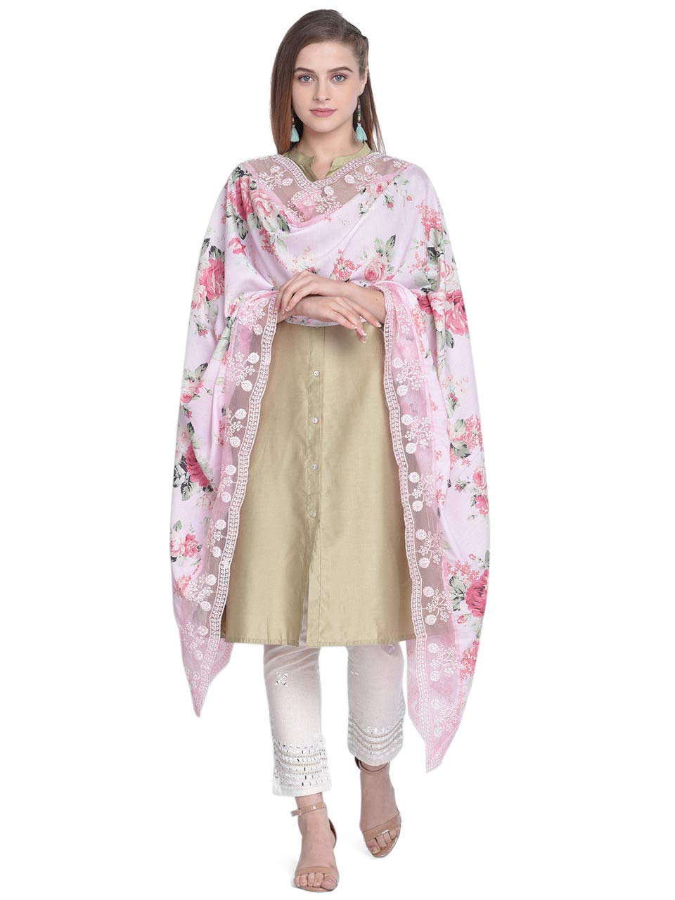 dupatta bazaar Women's Printed Muslin Cotton Dupatta-picture-33