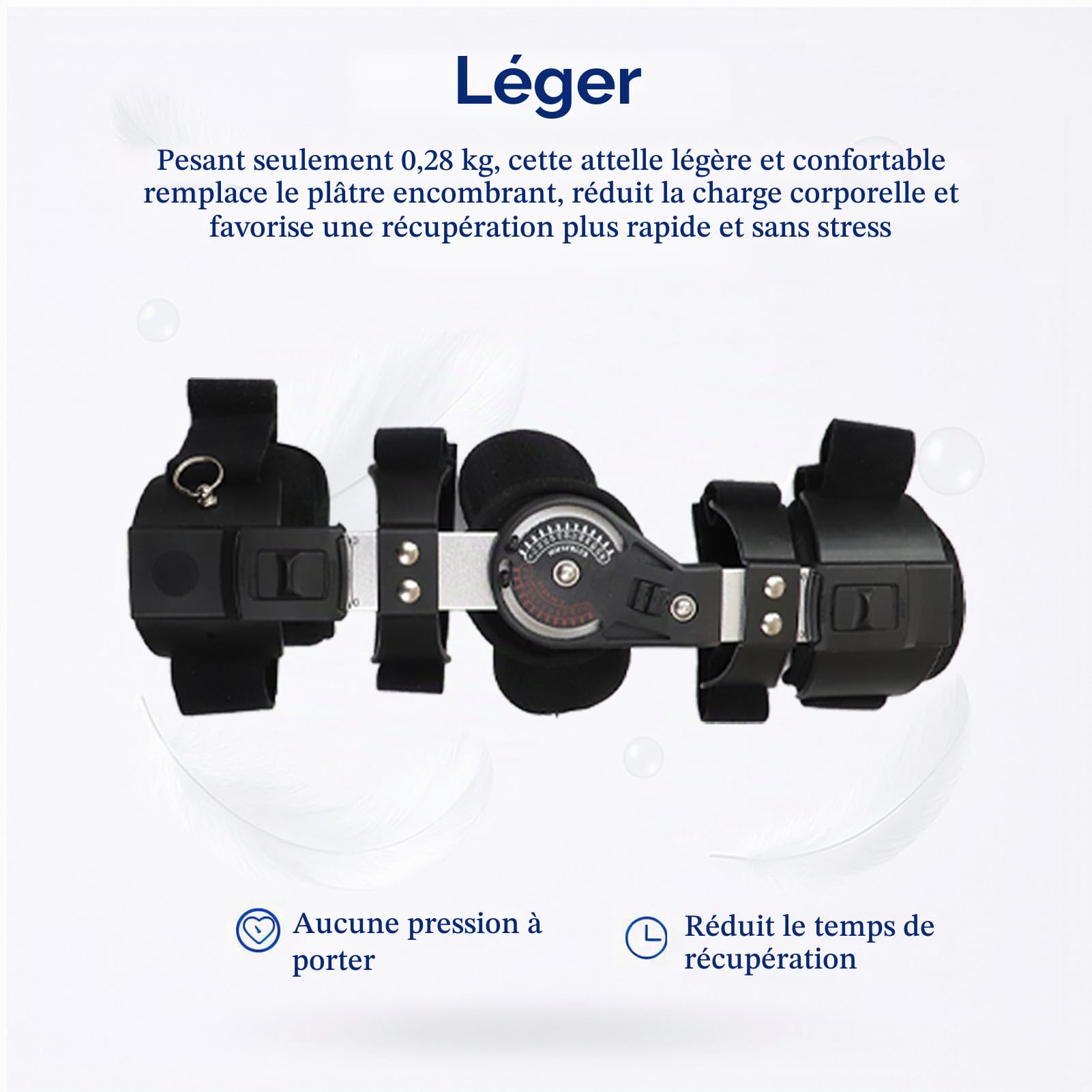 Orthèse de Coude Réglable avec Charnière – Attelle de Coude Post Opératoire avec Sangle Épaule, Support Orthopédique pour Fracture, Tendinite, Blessure Ligamentaire et Rééducation (Gauche)