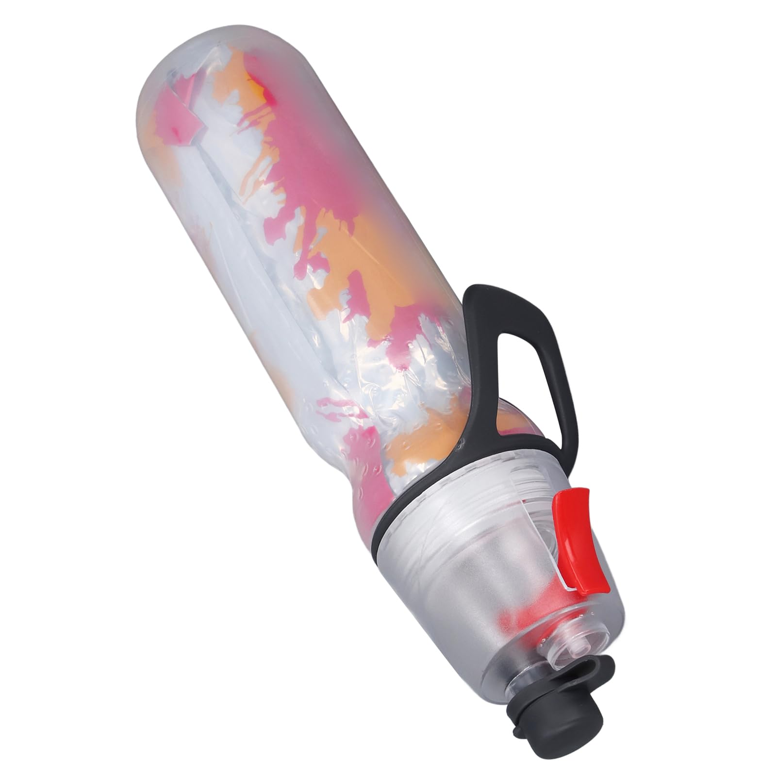 PE Misting Water Bottle, Sports Gym Outdoor Cooling Bottle with Double Wall Insulation, Reusable Spray Mist for Hot Weather