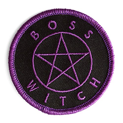 These Are Things Boss Witch Embroidered Iron On or Sew On Patch
