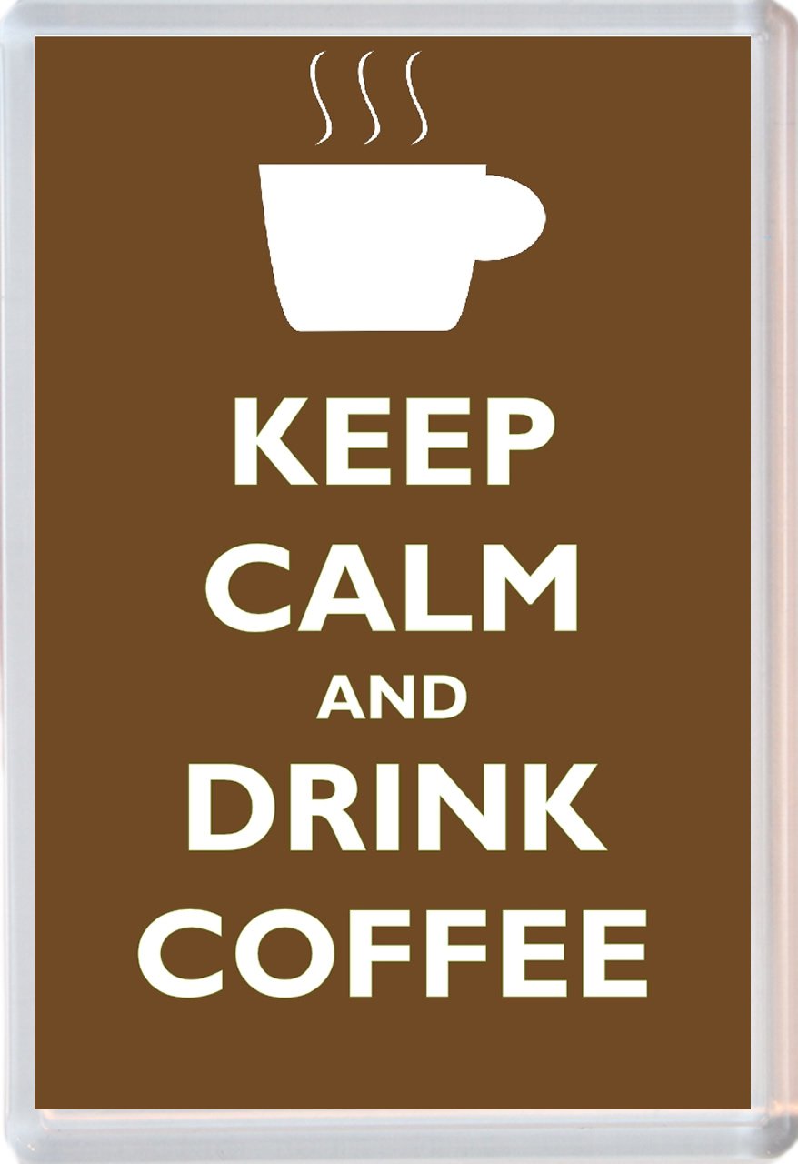 Baked Bean Store Keep Calm And Drink Coffee - Jumbo Fridge Magnet