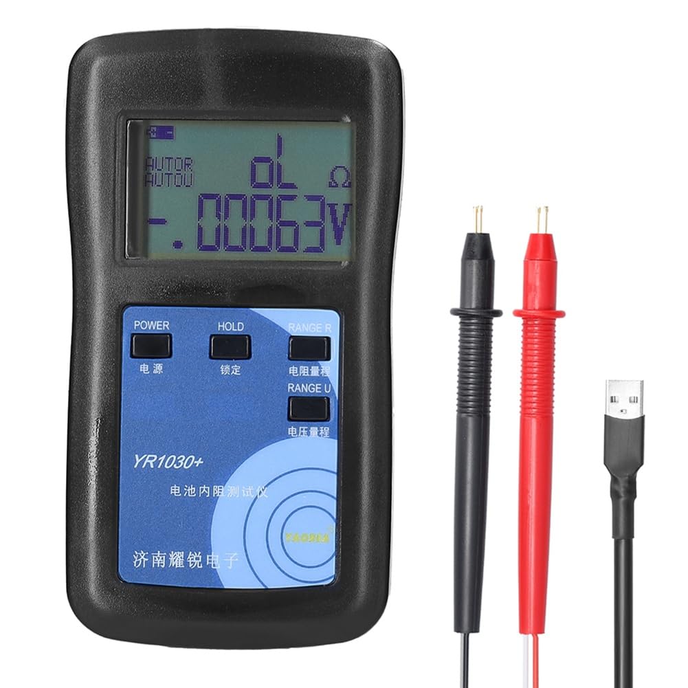 Jnchdghwa YR1030+ True 4-Wire Battery Internal Resistance Tester Testing Tool High Accuracy Lithium Battery Test Instrument