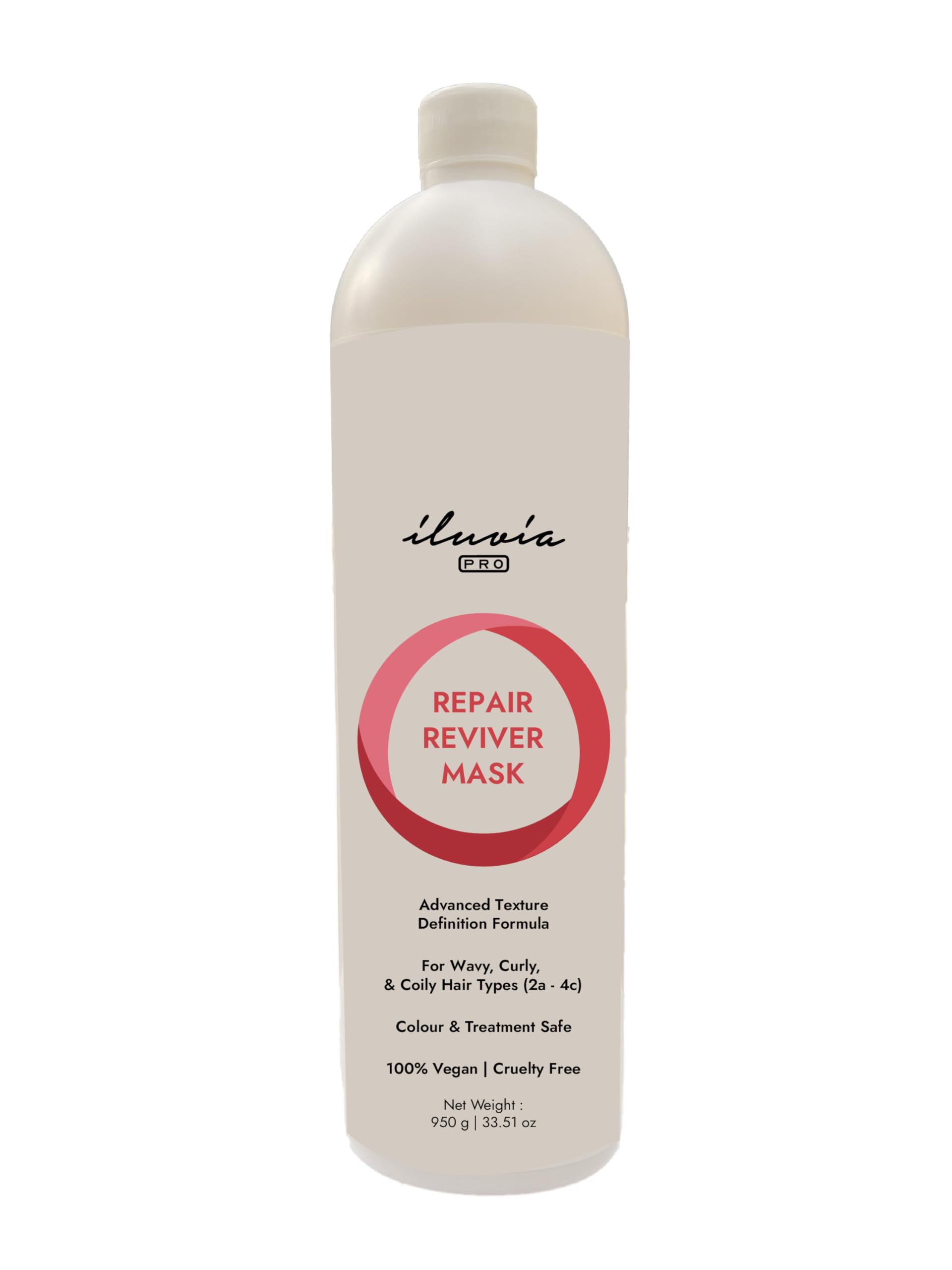 iluvia Curly & Wavy Care - Repair Reviver Mask - Natural softness & curl retention - Sulfate, Paraben Free (IRRM950, 1)-image-49