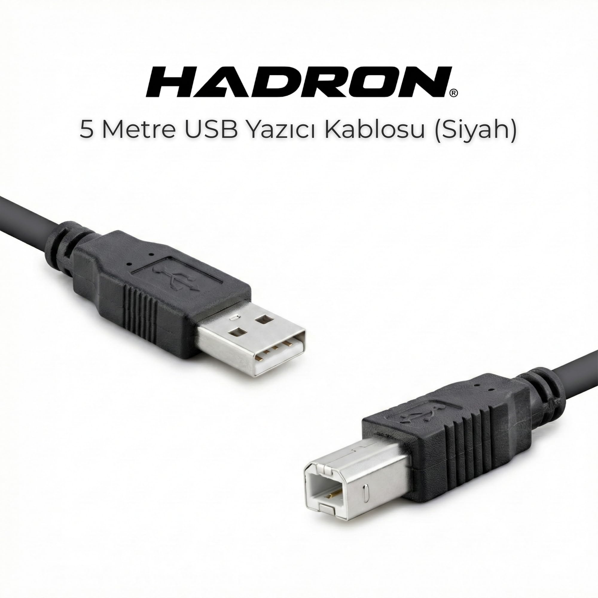 Hadron HDX7506 USB-A (E) - USB-B (E) 3mt Yazıcı Kablosu - Siyah