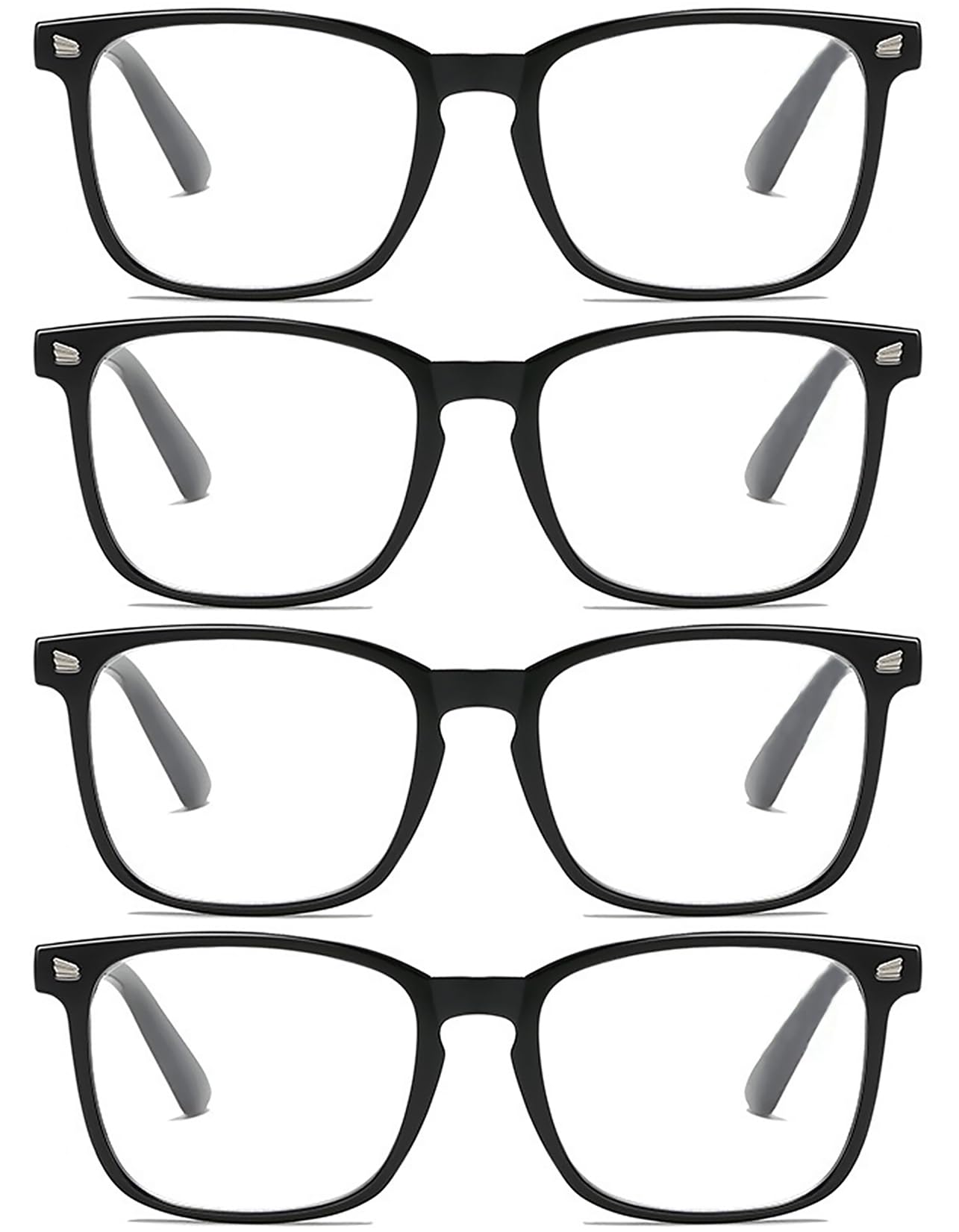 Eyglajdd 5er-Pack Blaulichtfilter Lesebrillen für Damen und Herren mit Federscharnieren Computerbrillen und Lesehilfen