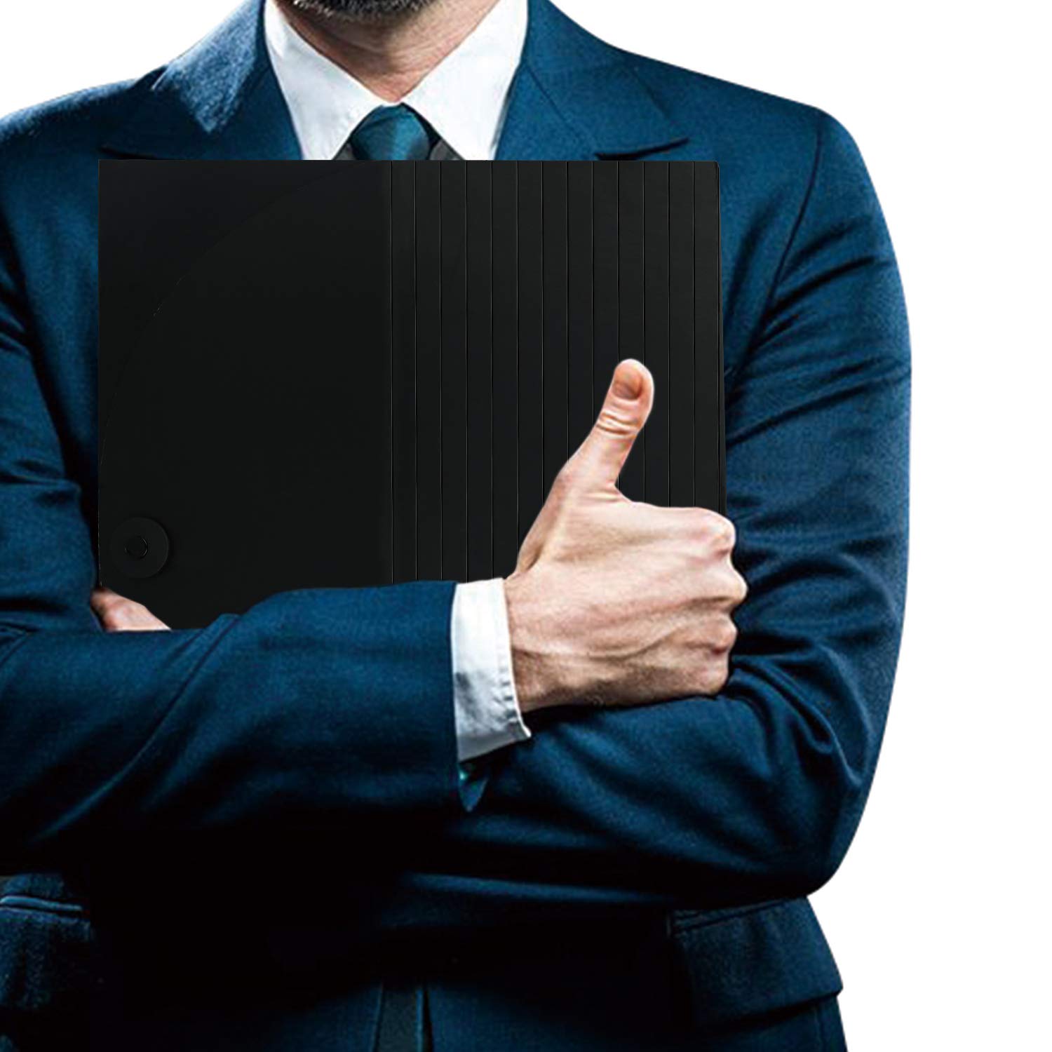 26 Pockets Accordian File Organizer, Letter Size Expandable File Folder