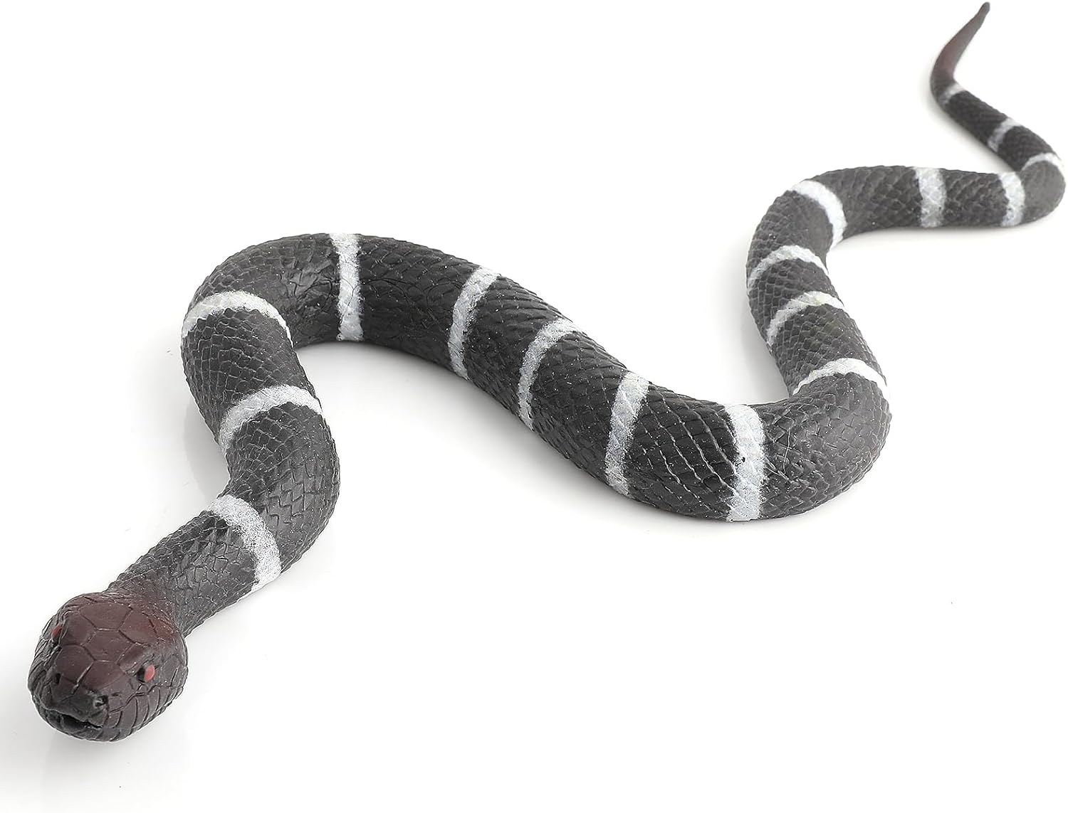 Cobee Rubber Elastic Snake Figures, Realistic Reptile Animal Figurine ...