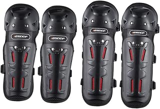 FAVOMOTO 4 Peças De Joelheiras Para Equipamento De Equitação Masculino Conjunto De Suporte Para Equipamento De Equitação Para Motocicleta Equipamento Para Motocicleta Para Homem Protetores