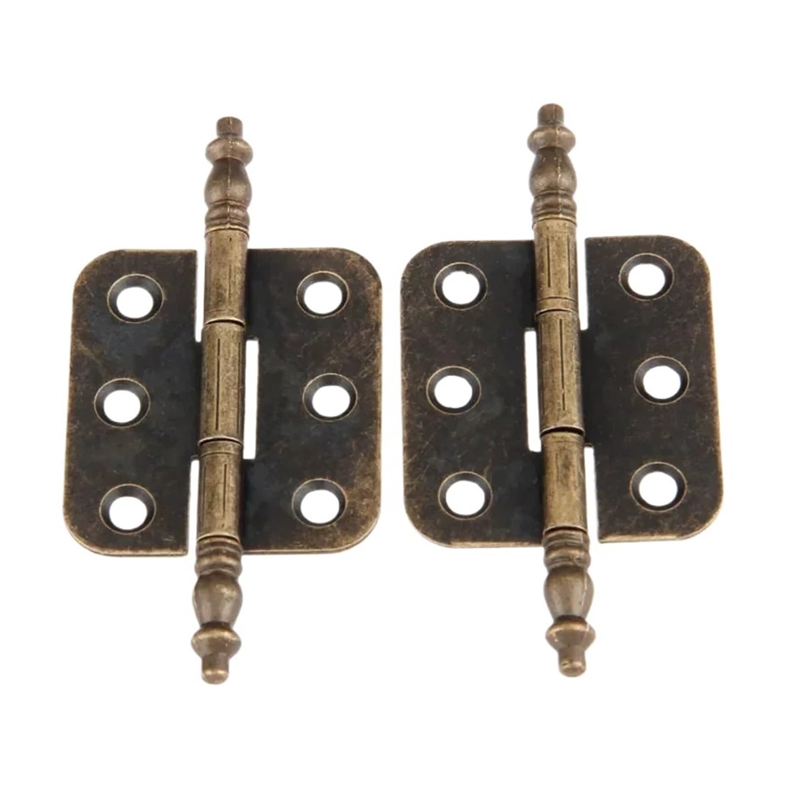 2Pcs 70 * 35mm Crown Head Hinges for Cabinet Furniture Hardware