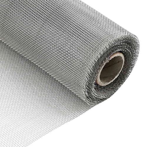 Red de blindaje vidaXL resistente de 10 metros, malla mosquitera de acero 6