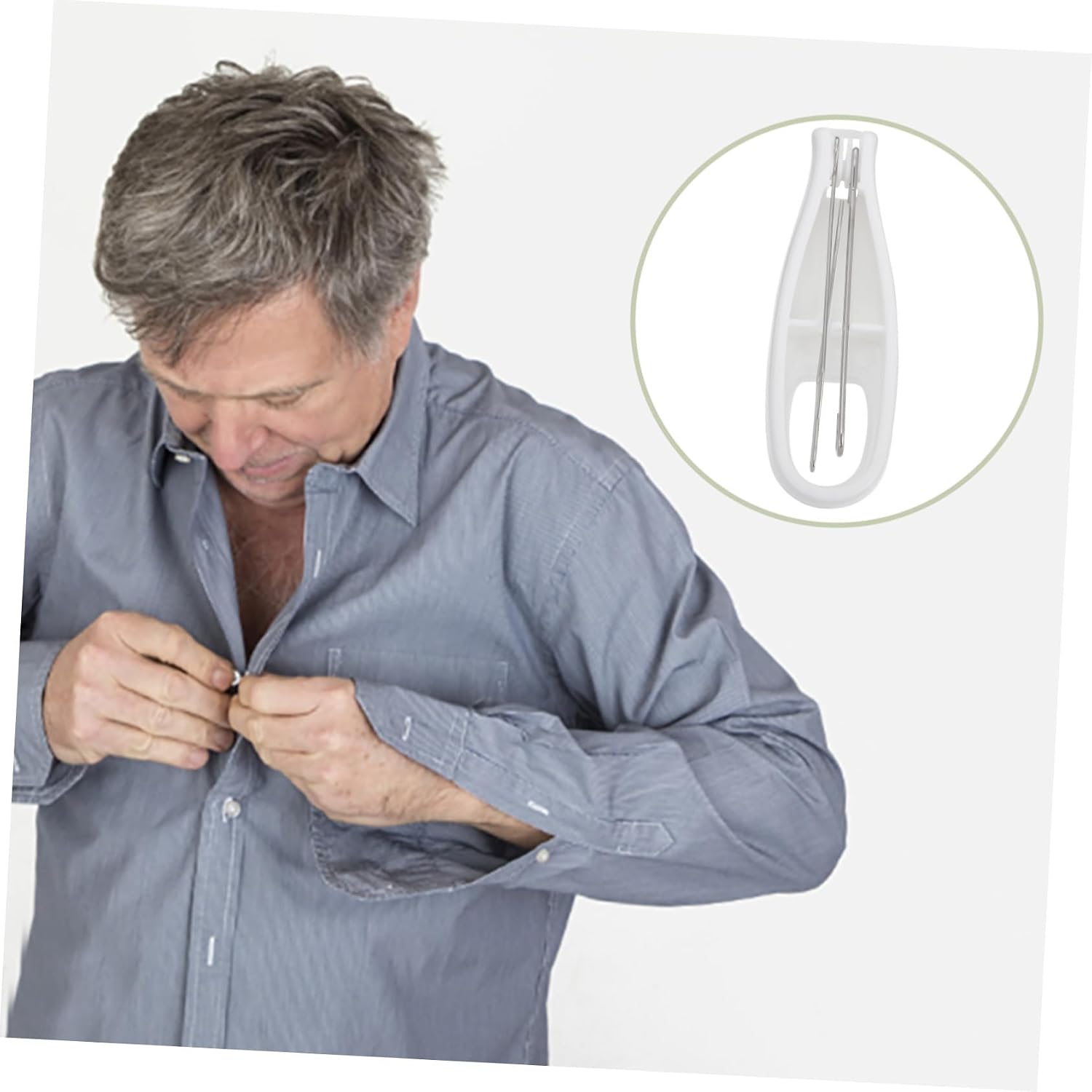 Button Press Aid Tool Zipper Puller for Elderly Disabled Easy Dressing Aid