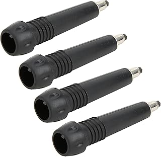 Ponta Alpenstock, Substituição de Aço de Tungstênio de Carbono Duro Ponta de Haste de Caminhada Preta, para Caminhadas