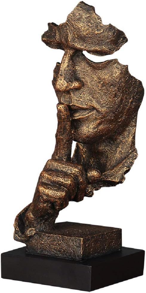 Abstract and Creative Desk Decorations The Thinker Statue, Hand & Face Statues and Sculptures for Home Living Room Decor