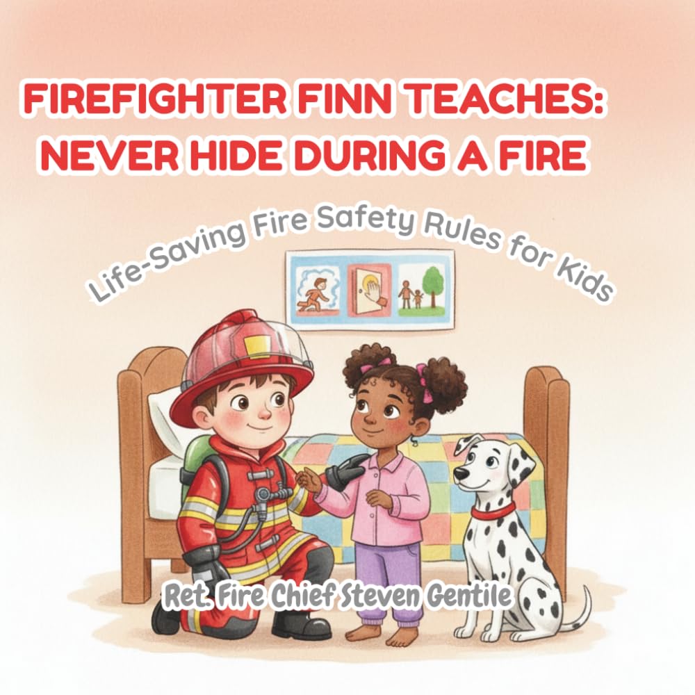 Firefighter Finn Teaches: Never Hide During a Fire: Life-Saving Fire Safety Rules for Kids (Firefighter Finn Fun Adventure Series — Book 6)