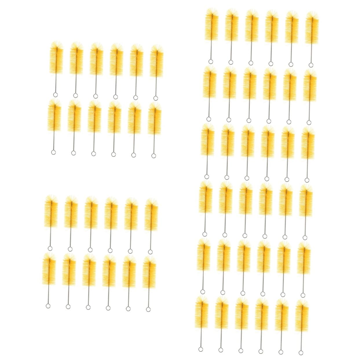 PACKOVE 5 Set Spazzole Per Bottiglie in Silicone Alimentare Multi Per Contenitori Facili Riporre Utilizzare Nella Vita Quotidiana 12 Pezzi * 5